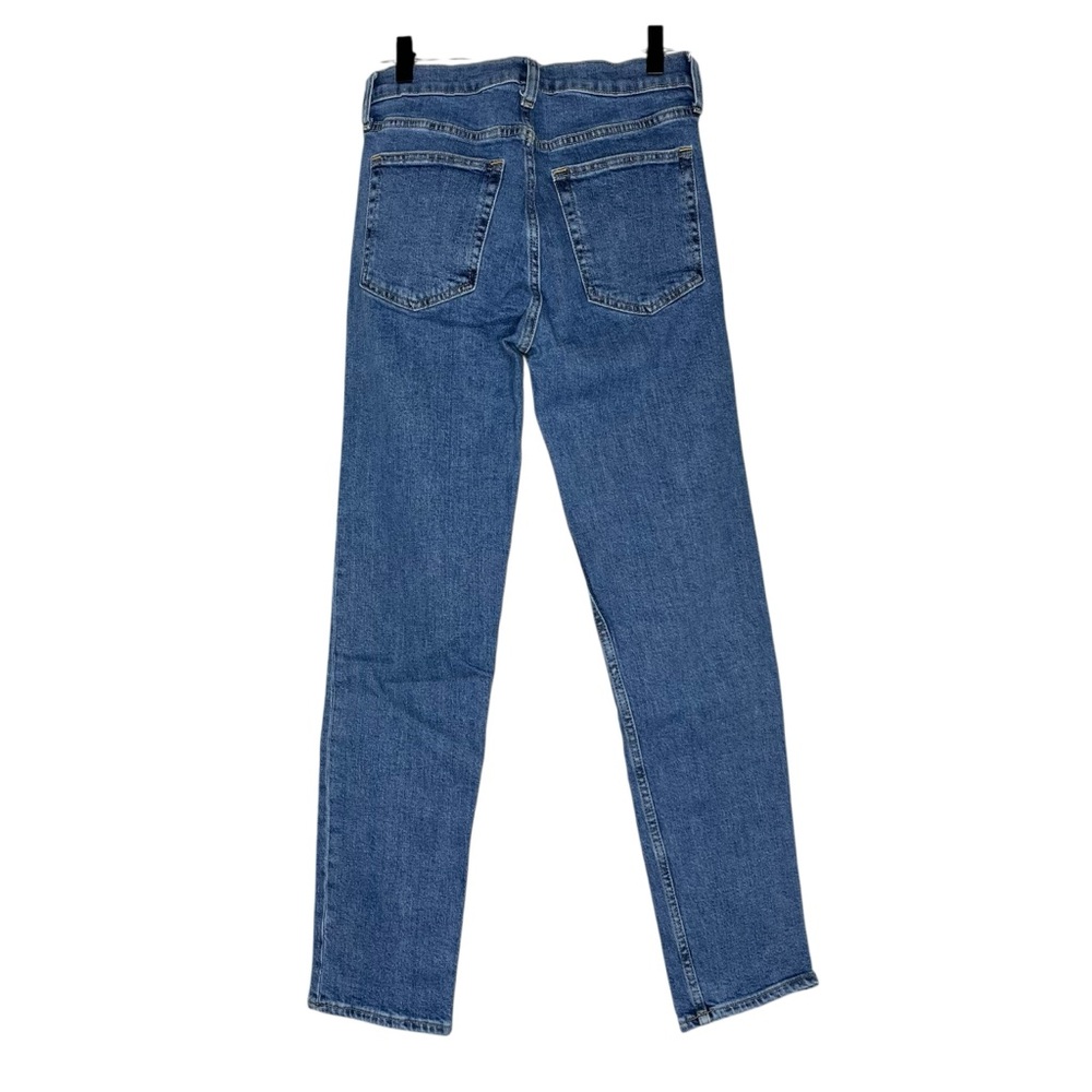 GAP Blue Straight-Leg Jeans Classic Denim Size 26/2L - Picture 2 of 6